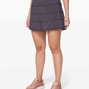 lululemon Pace Rival Mid-Rise Skirt/Skort, sz 12 - Navy
